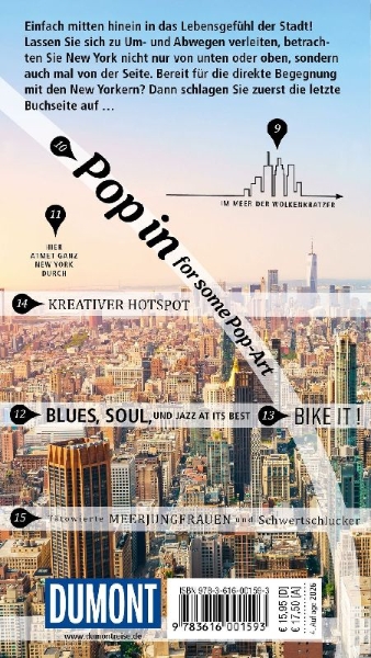 Buchcover und Innenansicht für das Buch: DUMONT direkt Reiseführer New York