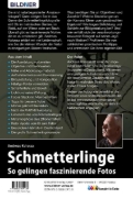 Buchcover und Innenansicht für das Buch: Schmetterlinge - so gelingen faszinierende Fotos