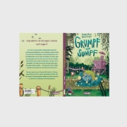 Buchcover und Innenansicht für das Buch: Grumpf vom Sumpf