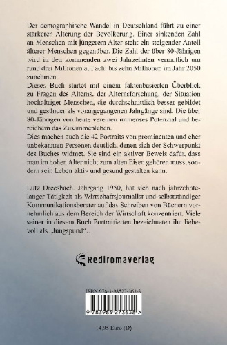 Buchcover und Innenansicht für das Buch: Ü80 - na und?