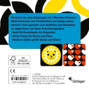 Buchcover und Innenansicht für das Buch: Erste Bilder für Babyaugen. 3-6 Monate