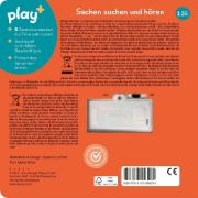 Buchcover und Innenansicht für das Buch: Play+ Mein allererstes Soundbuch Tierkinder - ab 12 Monate