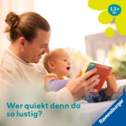 Buchcover und Innenansicht für das Buch: Play+ Mein allererstes Soundbuch Tierkinder - ab 12 Monate