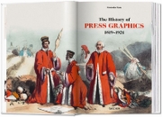 Buchcover und Innenansicht für das Buch: History of Press Graphics. 1819-1921