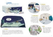 Buchcover und Innenansicht für das Buch: WAS IST WAS Training für den Mond