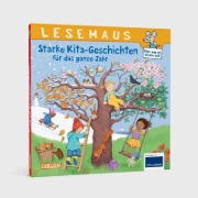 Buchcover und Innenansicht für das Buch: Starke Kita-Geschichten für das ganze Jahr