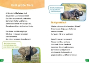 Buchcover und Innenansicht für das Buch: WAS IST WAS Erstes Lesen easy! Tiere in Afrika