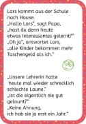Buchcover und Innenansicht für das Buch: Erstleser-Witze Schule
