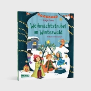 Buchcover und Innenansicht für das Buch: Weihnachtstrubel im Winterwald