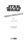 Buchcover und Innenansicht für das Buch: Star Wars: Most Wanted