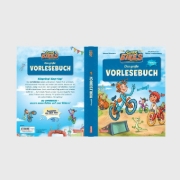 Buchcover und Innenansicht für das Buch: SUPERBIKES Das große Vorlesebuch