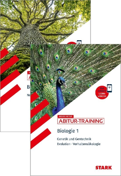 Buchcover und Innenansicht für das Buch: STARK Biologie 1 und 2 Vorteilspaket - Abitur-Training