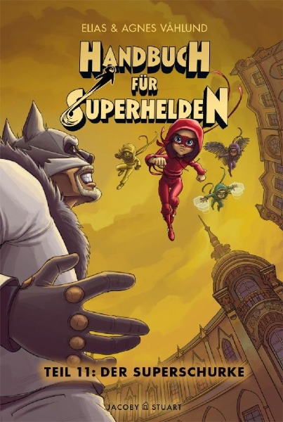 Buchcover und Innenansicht für das Buch: Handbuch für Superhelden