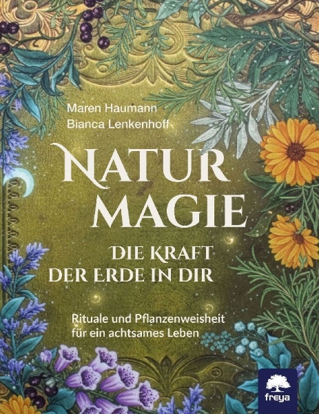 Buchcover und Innenansicht für das Buch: Naturmagie