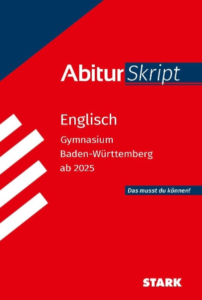 Buchcover und Innenansicht für das Buch: STARK Englisch - AbiturSkript BW 2026