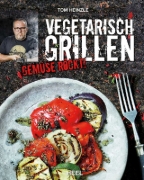 Buchcover und Innenansicht für das Buch: Vegetarisch Grillen