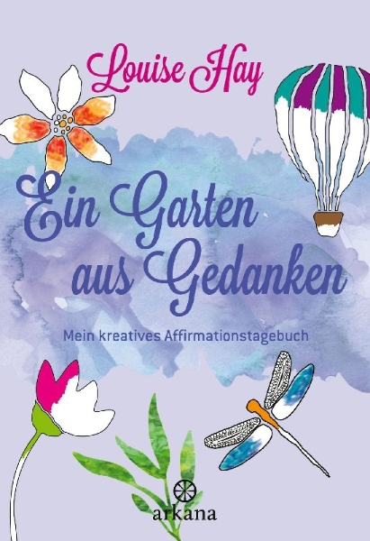 Buchcover und Innenansicht für das Buch: Ein Garten aus Gedanken