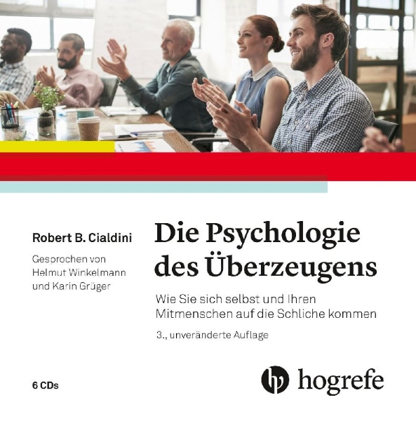 Buchcover und Innenansicht für das Buch: Die Psychologie des Überzeugens - Hörbuch