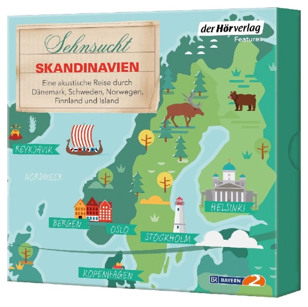 Buchcover und Innenansicht für das Buch: Sehnsucht Skandinavien