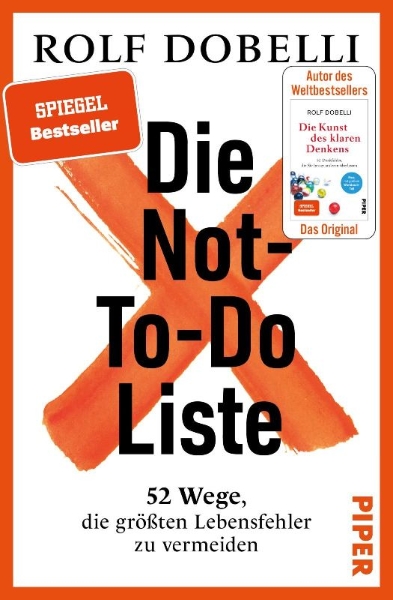 Buchcover und Innenansicht für das Buch: Die Not-To-Do-Liste