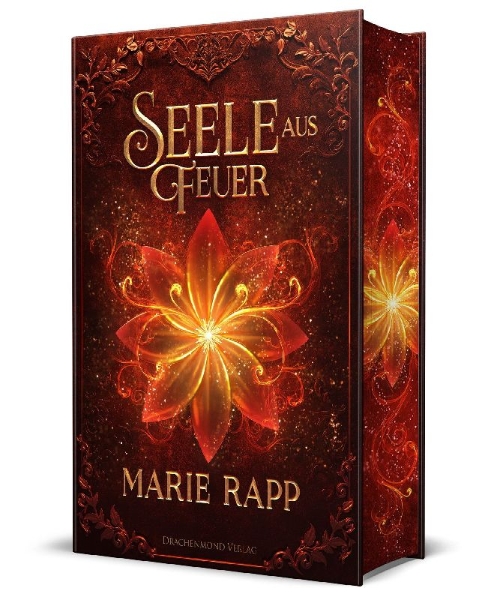 Buchcover und Innenansicht für das Buch: Seele aus Feuer - Seelen-Saga 2 - Schmuckausgabe