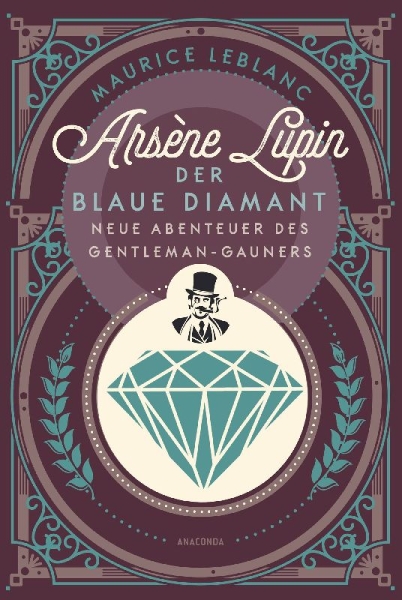 Buchcover und Innenansicht für das Buch: Arsène Lupin- La Dame Blonde & La Lampe Juive