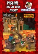 Buchcover und Innenansicht für das Buch: Piglins - bis die Lava zischt! - Für Fans von Minecraft
