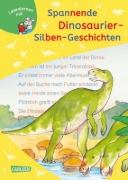 Buchcover und Innenansicht für das Buch: LESEMAUS zum Lesenlernen Sammelbände: Spannende Dinosaurier-Silben-Geschichten