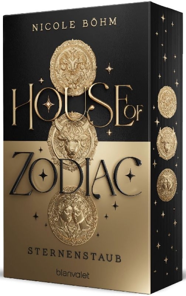 Buchcover und Innenansicht für das Buch: House of Zodiac - Sternenstaub