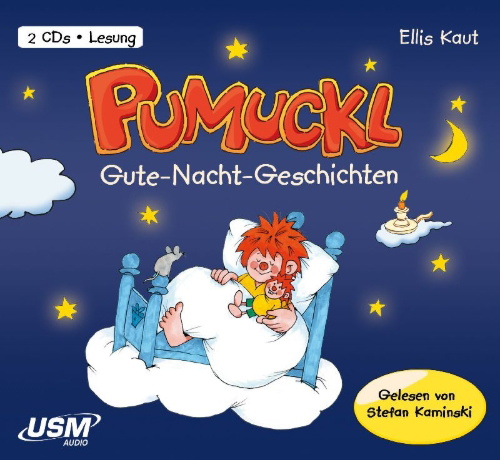Buchcover und Innenansicht für das Buch: Pumuckl Gute-Nacht Geschichten (2 Audio-CDs)