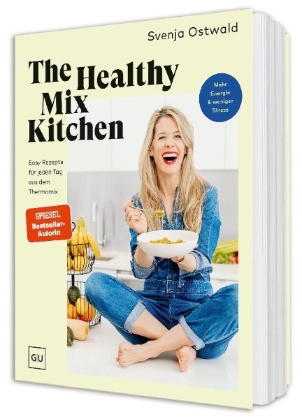 Buchcover und Innenansicht für das Buch: The Healthy Mix Kitchen