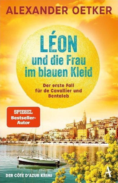 Buchcover und Innenansicht für das Buch: Léon und die Frau im blauen Kleid
