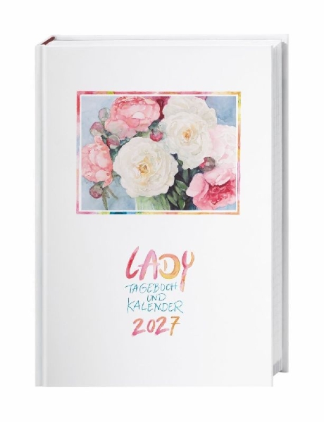 Buchcover und Innenansicht für das Buch: Lady Tagebuch A5 2027