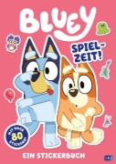 Buchcover und Innenansicht für das Buch: Bluey - Time to play (Sticker-Activity)