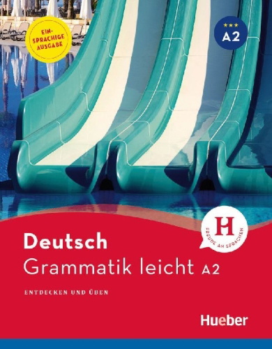 Buchcover und Innenansicht für das Buch: Grammatik leicht A2. Einsprachige Ausgabe