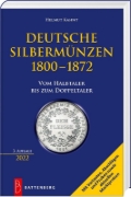Buchcover und Innenansicht für das Buch: Deutsche Silbermünzen 1800-1872
