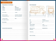 Buchcover und Innenansicht für das Buch: Reise Know-How Wohnmobil-Tourguide Logbuch: Notizbuch für unterwegs