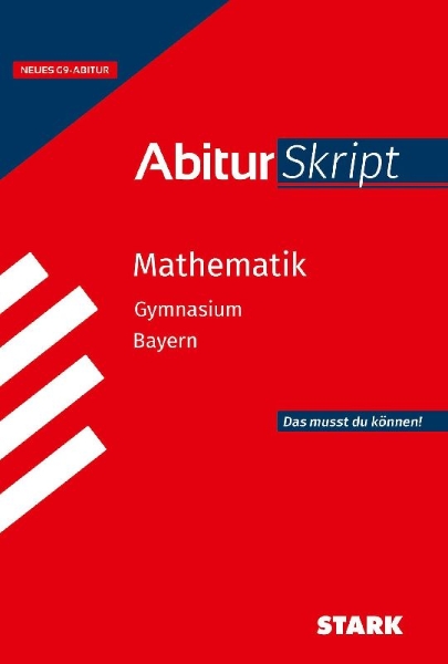 Buchcover und Innenansicht für das Buch: STARK Mathematik - AbiturSkript Bayern ab 2026