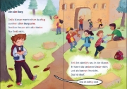 Buchcover und Innenansicht für das Buch: Leselöwen 2. Klasse - Reise in den Wald der Drachen