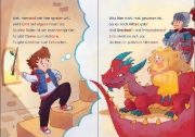 Buchcover und Innenansicht für das Buch: Leselöwen 2. Klasse - Reise in den Wald der Drachen