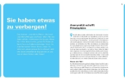 Buchcover und Innenansicht für das Buch: Spurlos im Internet