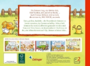 Buchcover und Innenansicht für das Buch: Wenn sieben kleine Gartenhasen zu Käfern und Radieschen rasen
