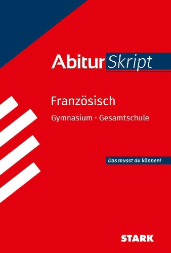 Buchcover und Innenansicht für das Buch: STARK Französisch - AbiturSkript