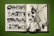 Buchcover und Innenansicht für das Buch: Hal Foster's Tarzan. The Complete Sunday Comics 1931-1937