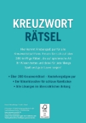 Buchcover und Innenansicht für das Buch: Kreuzworträtsel - Band 8 I Über 280 Rätsel für Erwachsene