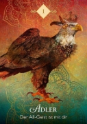 Buchcover und Innenansicht für das Buch: The Spirit Animal Oracle Cards