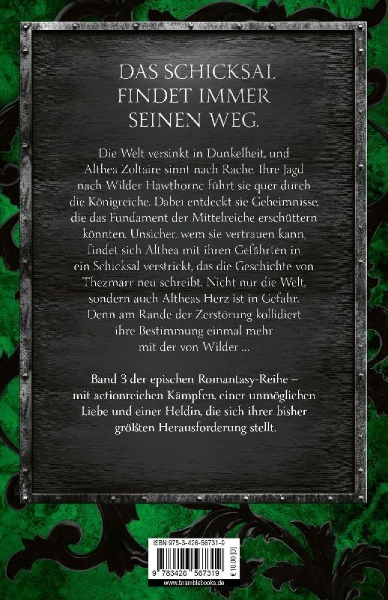 Buchcover und Innenansicht für das Buch: Fate & Furies