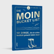 Buchcover und Innenansicht für das Buch: Die MOIN Bucket List