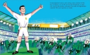 Buchcover und Innenansicht für das Buch: Little People, Big Dreams: Cristiano Ronaldo