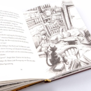 Buchcover und Innenansicht für das Buch: Im Zeichen der Zauberkugel 4: Das Geheimnis des Drachen
